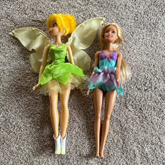Mattel Other - Mattel Fairy and Doll Set - Green and Purple